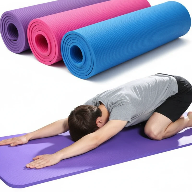 Portable Yoga and Exercise Mat- 8 mm